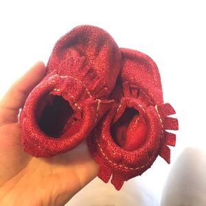 Freshly Picked glitter moccs “No Place Like Home”